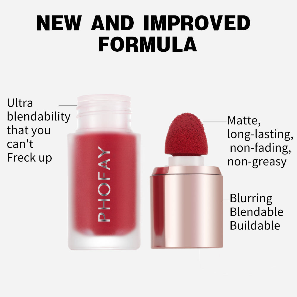 PHOFAY Matte Mousse Liquid Blush