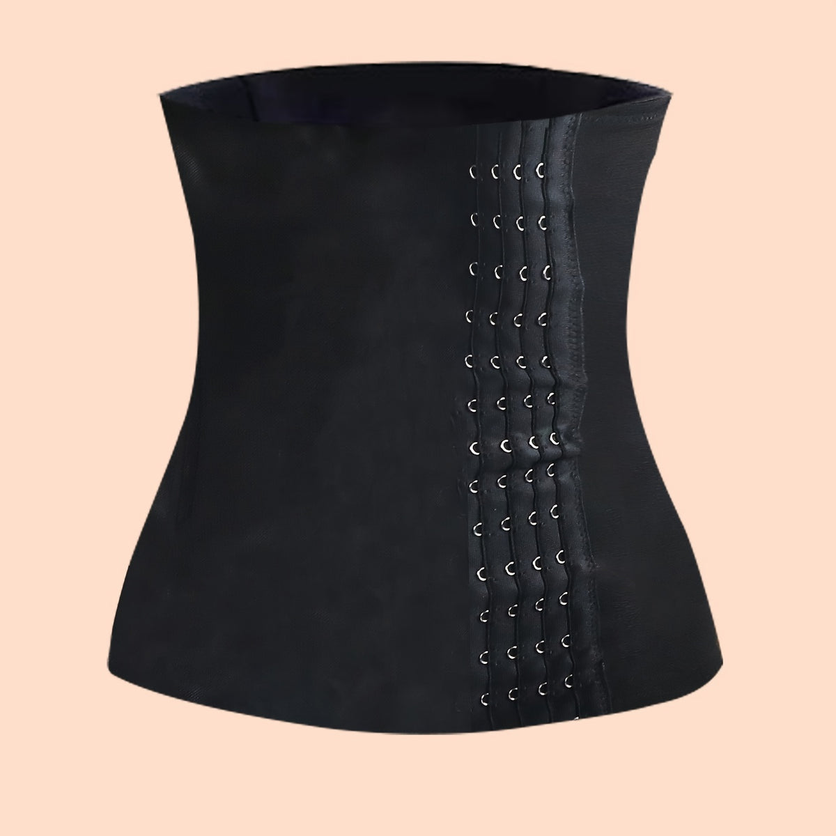 Adjustable Hard-Corps Waist Trainer Corset - Tummy Control Bodysuit with Front/Back Buckle Closure, Posture & Aid, Hand Washable Shaping Underwear for Figure (No Dry Clean)