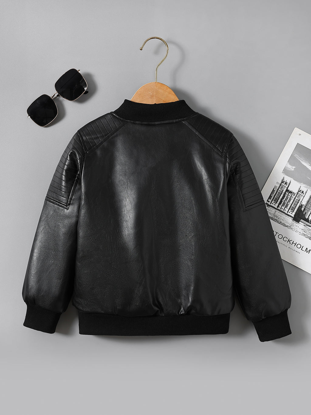 2025 Autumn Winter New Boys' -Lined Zip-Up Jacket