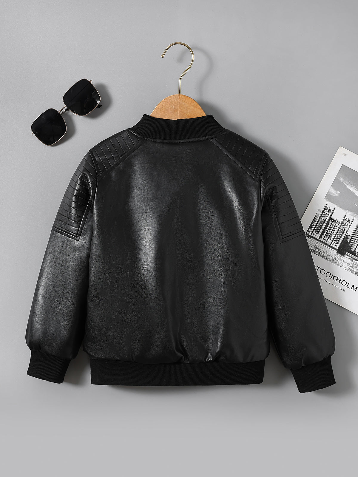 2025 Autumn Winter New Boys' -Lined Zip-Up Jacket