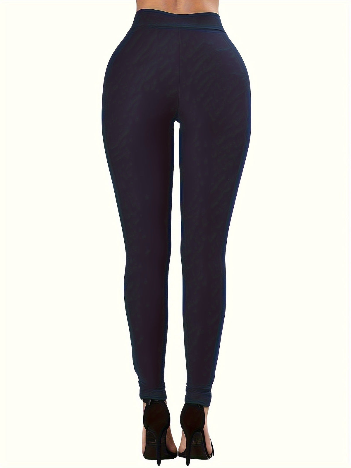 Autumn-Winter Trendy + Western Sexy Lace-Up Leggings with Double Rows of Eyelets, Cross-Tie Ankle Pants for Women, Solid Color Slim-Fit