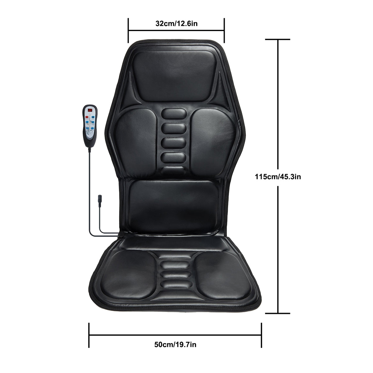 Massage Chair Pad,Back Massage With Heat,Massage Pad With 7Vibration Motors,Chair Massager For Office Chair, Massage Chair For Home Office Use