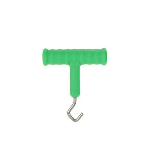 1Pcs ABS Grip+Stainless Steel Smooth Knot Hook Carp Fish Knot Puller Rig Making Rig Tool Terminal Fishing Tackle Accessories