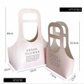 CSMD Brand Chinese Manufacturers Yiwu Suppliers Retail Cheap Kraft Paper Material Waterproof Pink Flower Floral Bags Wholesale