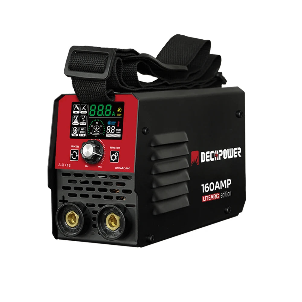 Decapower LITEARC 160A Portable Stick MMA Welder IGBT Inverter Auto Darkening Helmet Overseas Stock & Fast Ship