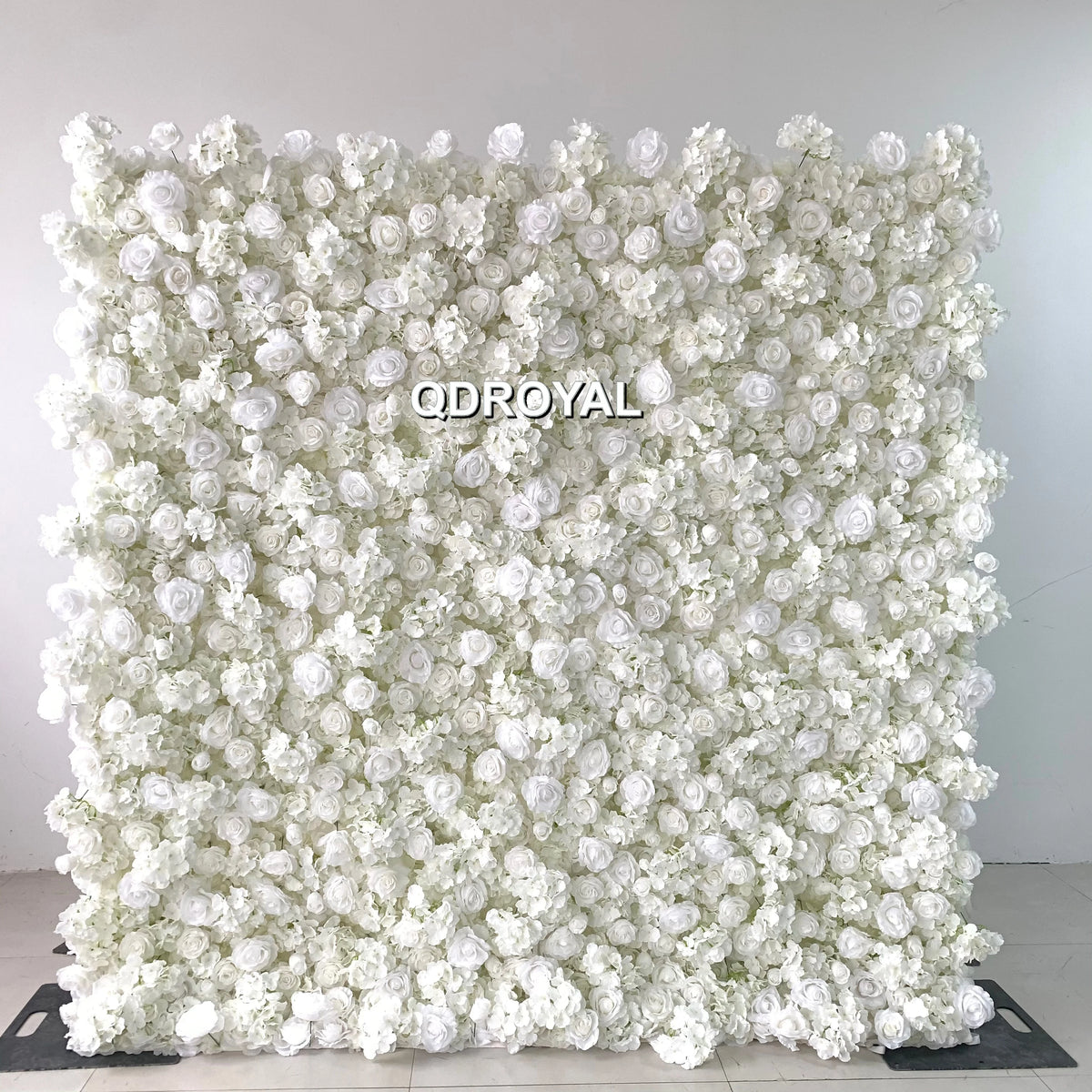 Classic Pink Rose 3D Artificial Flowers Wall Flower Panel Royal Flower Backdrop for Wedding Garlands & Party Event Decoration