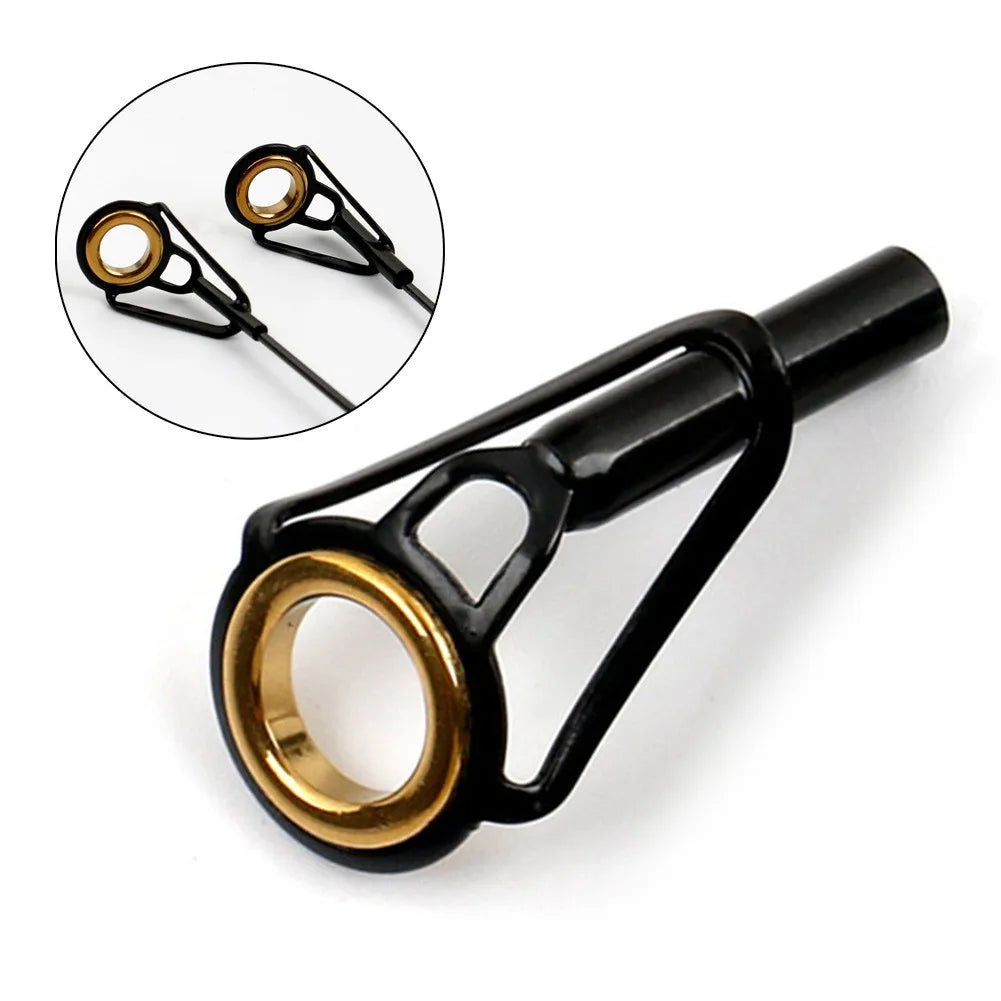 Rod Tip Top Fishing Rods Guide Ring Repair Building Pole Eye Line Rings Tool 3.0/3.2/3.4/3.6/3.8/4.0/4.5cm Diameter Rock Pesca