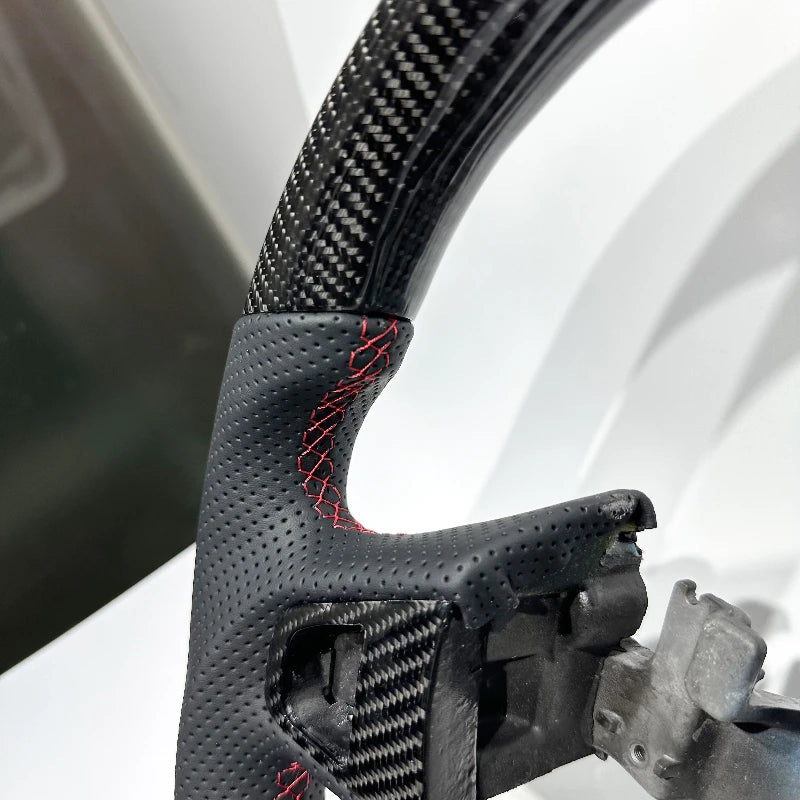 High-quality Glossy Carbon Fiber Steering Wheel for Renault Megane 3 3RS