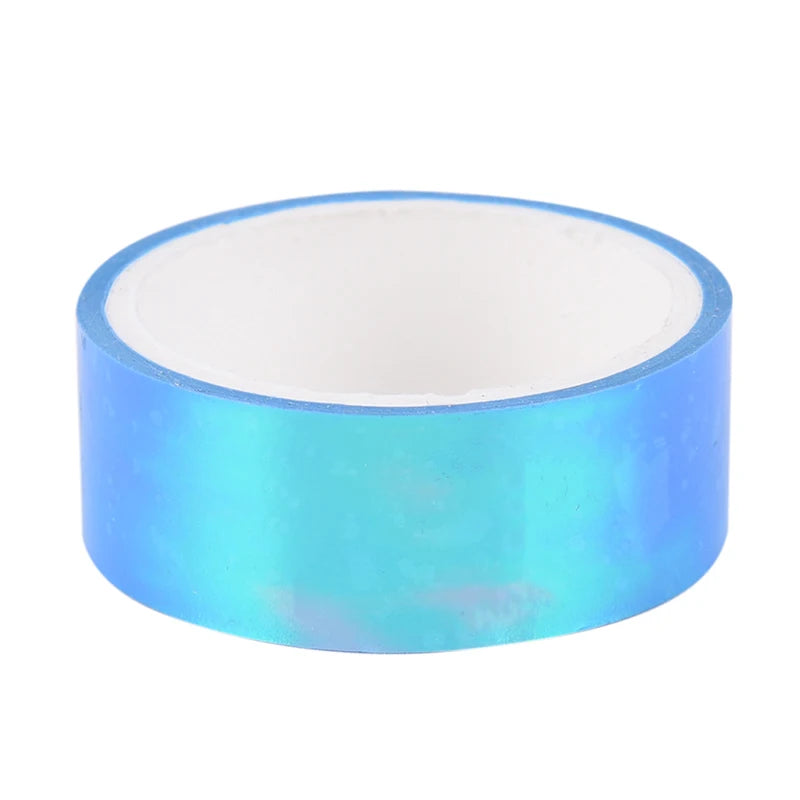 500cm Rhythmic Gymnastics Decoration Holographic RG Prismatic Glitter Tape Hoops Stick