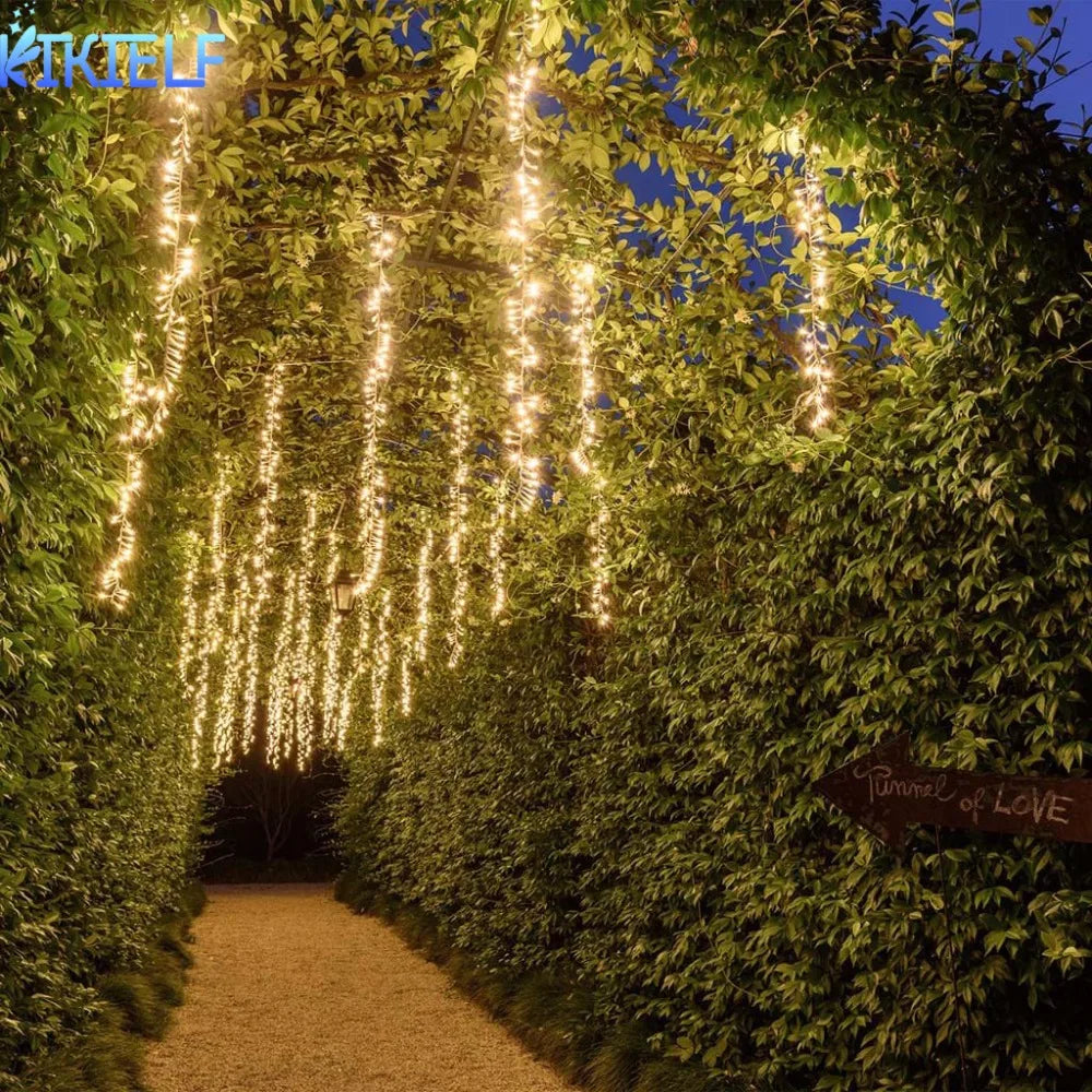 LED String Lights Christmas Garland Led Firecracker Racimos Fairy Lights For Patio Party Wedding Party Garden Tree Decoration
