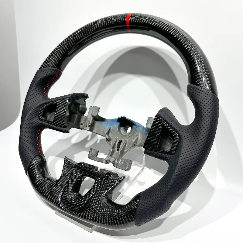 High-quality Glossy Carbon Fiber Steering Wheel for Renault Megane 3 3RS