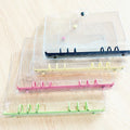 Wholesale  A6 A5  Clear Soft PVC Notebook Binder Loose Leaf Bags Refillable Paper Translucent Binder Zipper Folders