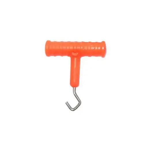 1Pcs ABS Grip+Stainless Steel Smooth Knot Hook Carp Fish Knot Puller Rig Making Rig Tool Terminal Fishing Tackle Accessories