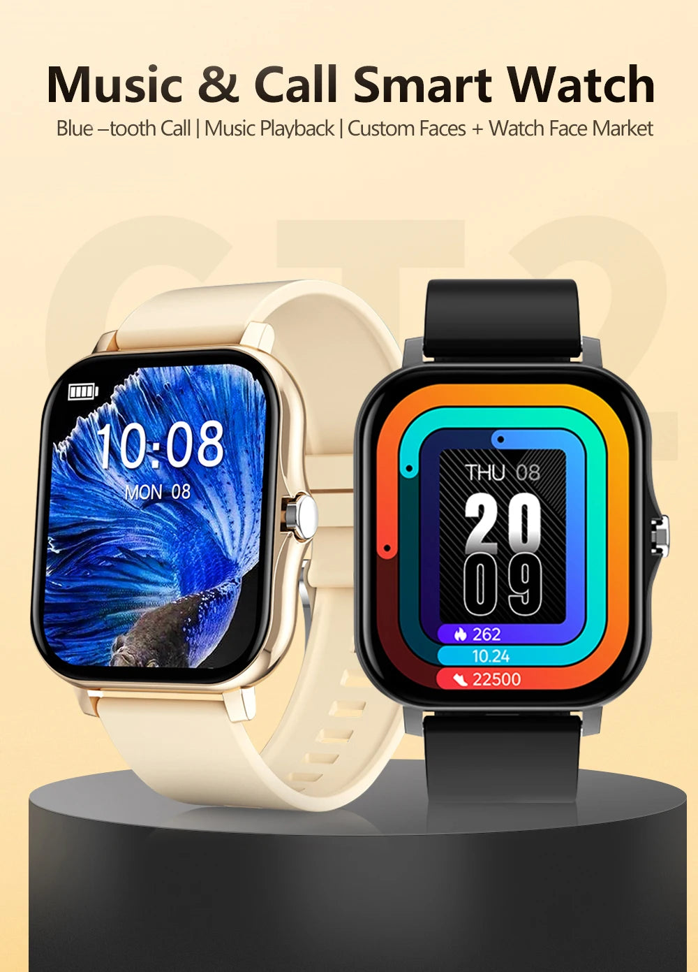 2026 New Multifunctional Smart Watch Men Women Bluetooth Connected Phone Music Fitness Sports Bracelet Sleep Monitor watch ht30