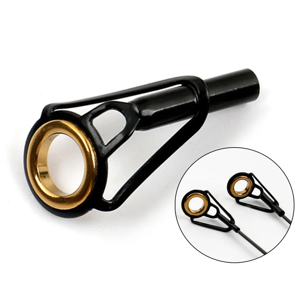 Rod Tip Top Fishing Rods Guide Ring Repair Building Pole Eye Line Rings Tool 3.0/3.2/3.4/3.6/3.8/4.0/4.5cm Diameter Rock Pesca