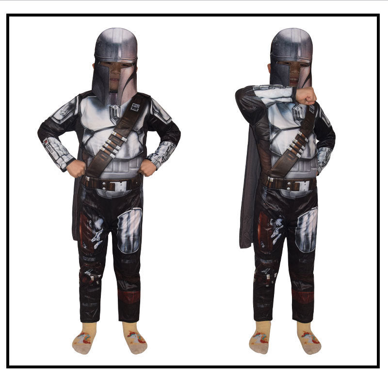 Halloween Kidsren's Cosplay Costumes Galaxy Bounty Hunter the Mandalorian Season 3 Costumes