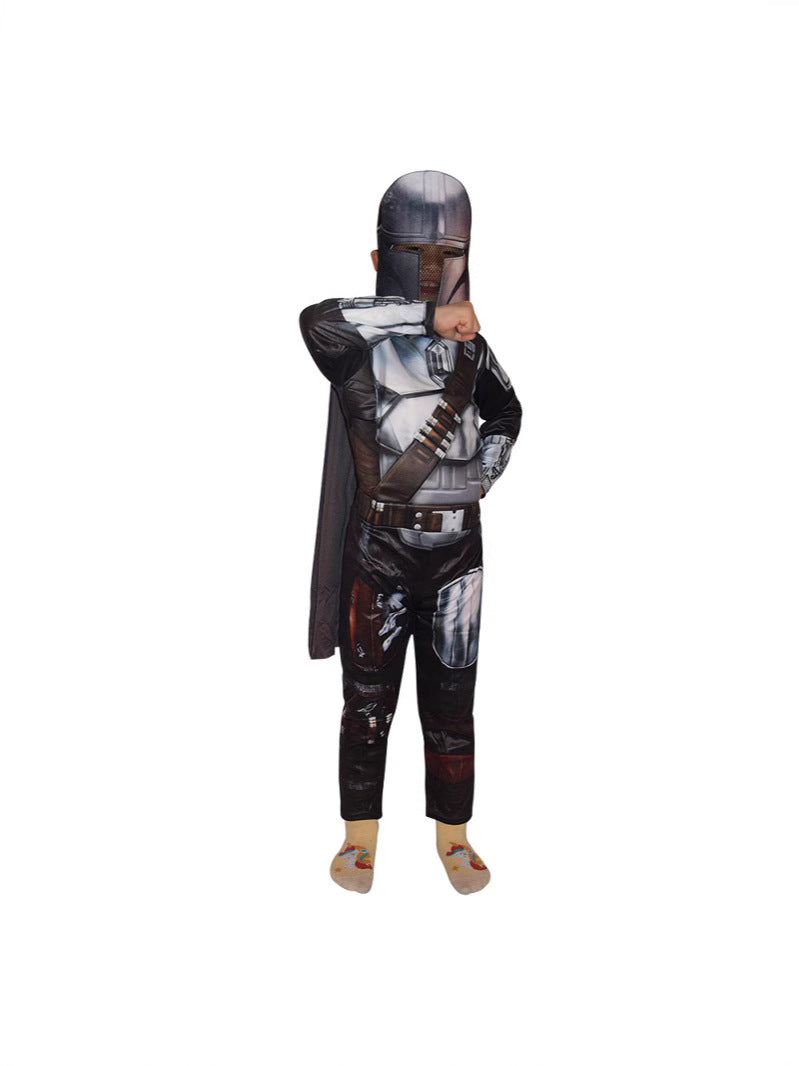 Halloween Kidsren's Cosplay Costumes Galaxy Bounty Hunter the Mandalorian Season 3 Costumes