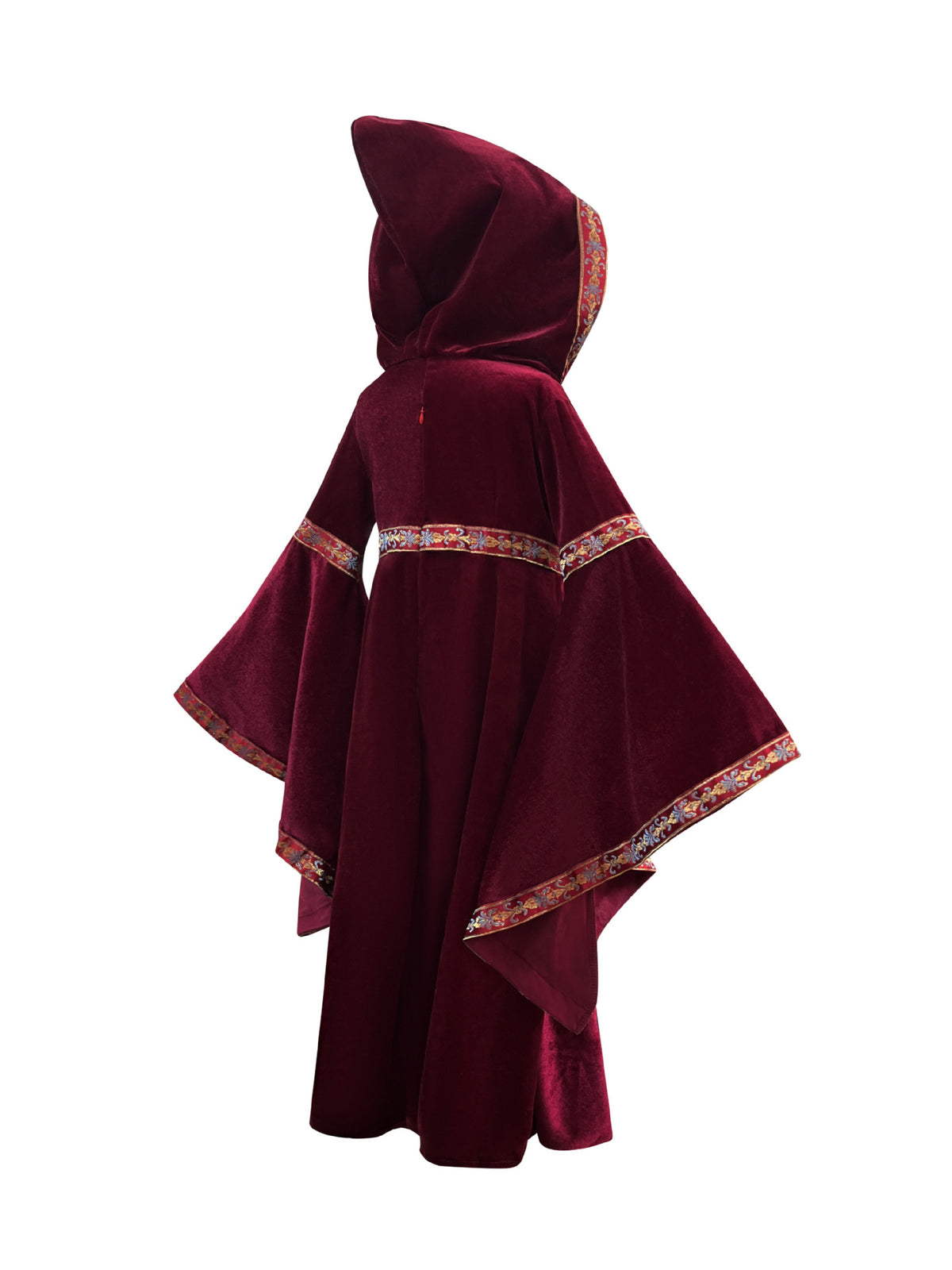 2025 Halloween Family Costume Performance Costume Party Performance Costume Adult European Medieval Burgundy Vampire