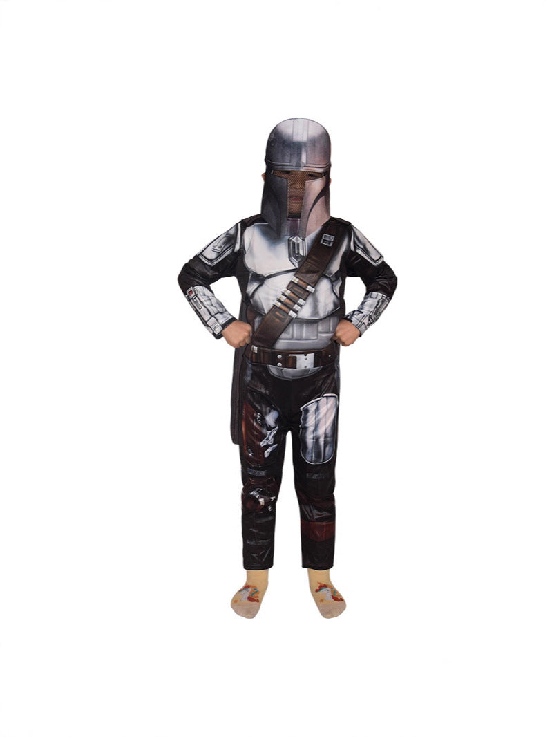 Halloween Kidsren's Cosplay Costumes Galaxy Bounty Hunter the Mandalorian Season 3 Costumes
