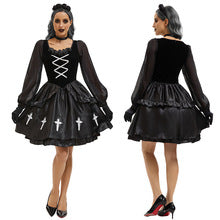 2024 Halloween Costumes Ghost Bride Witch Vampire Cosplay Performance Game Costumes Horror Performance Costumes