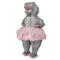 Cross-Border Popular Halloween Creative Cartoon Toys Party Activities Cute Animal Props Hippo Inflatable Costumes