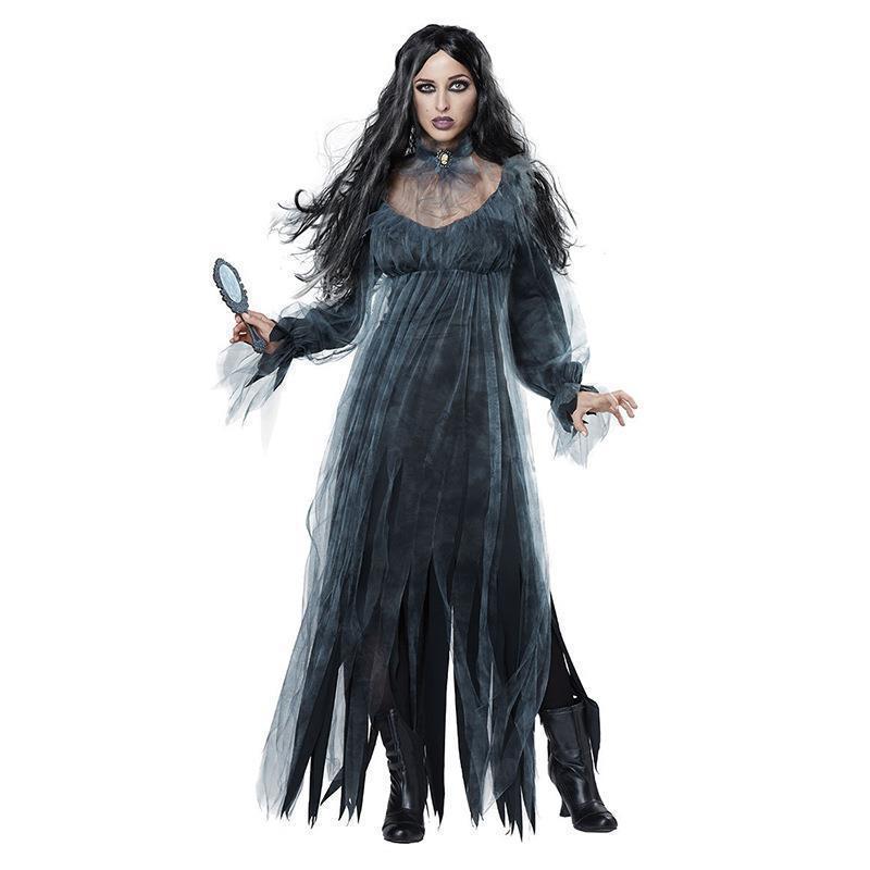 2024 Halloween Costumes Ghost Bride Witch Vampire Cosplay Performance Game Costumes Horror Performance Costumes