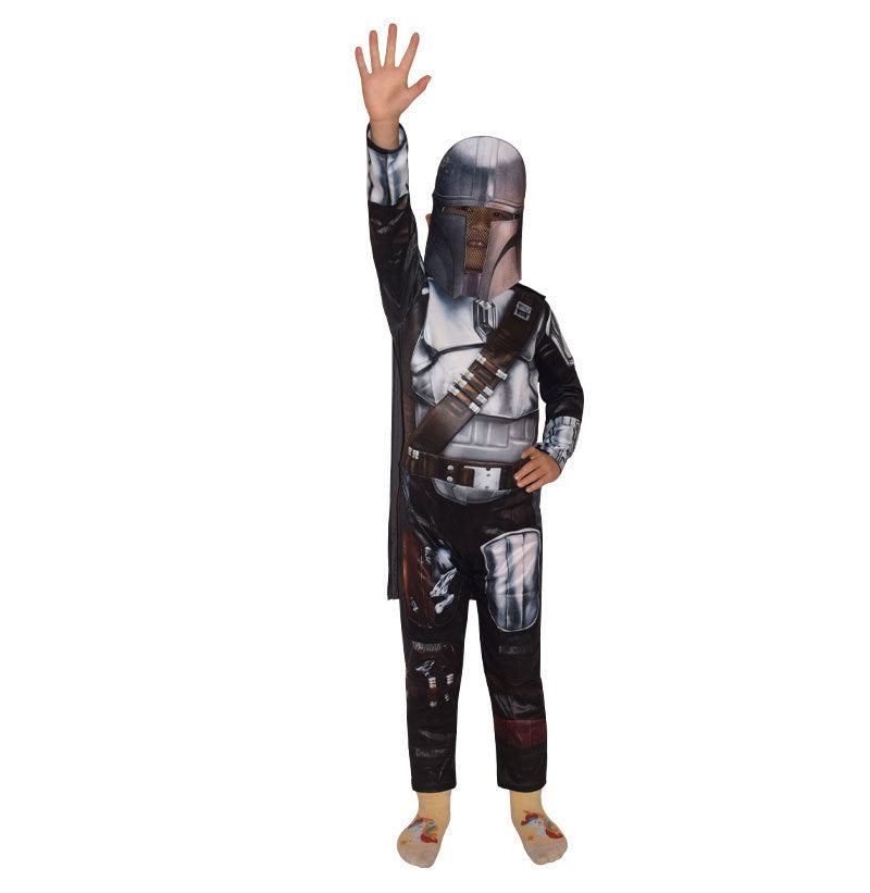 Halloween Kidsren's Cosplay Costumes Galaxy Bounty Hunter the Mandalorian Season 3 Costumes