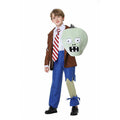 Foreign trade European and American children's men's Halloween cos clothes retro Plants vs Zombies cosplay costume suit