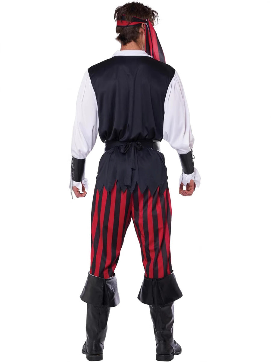 Halloween Pirate Dress up Costumes Stage Performance Costumes Holiday Party Performance Pirate Costumes