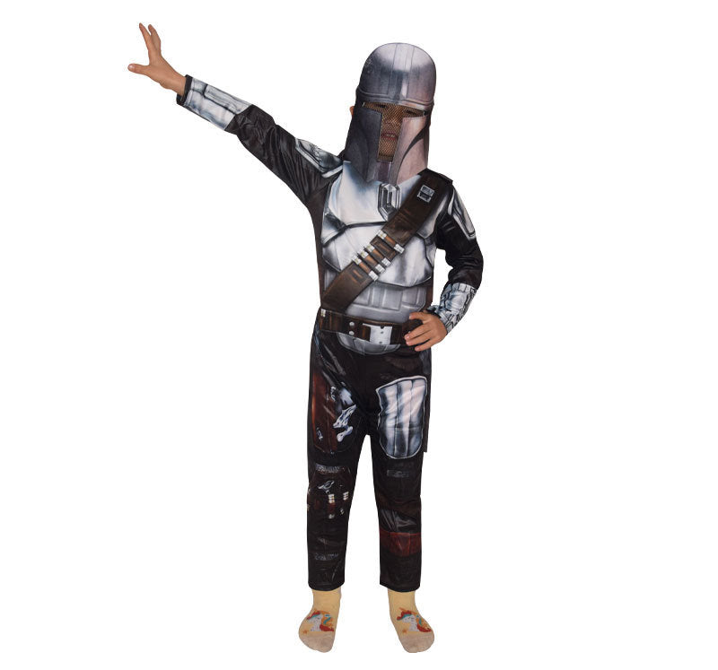 Halloween Kidsren's Cosplay Costumes Galaxy Bounty Hunter the Mandalorian Season 3 Costumes