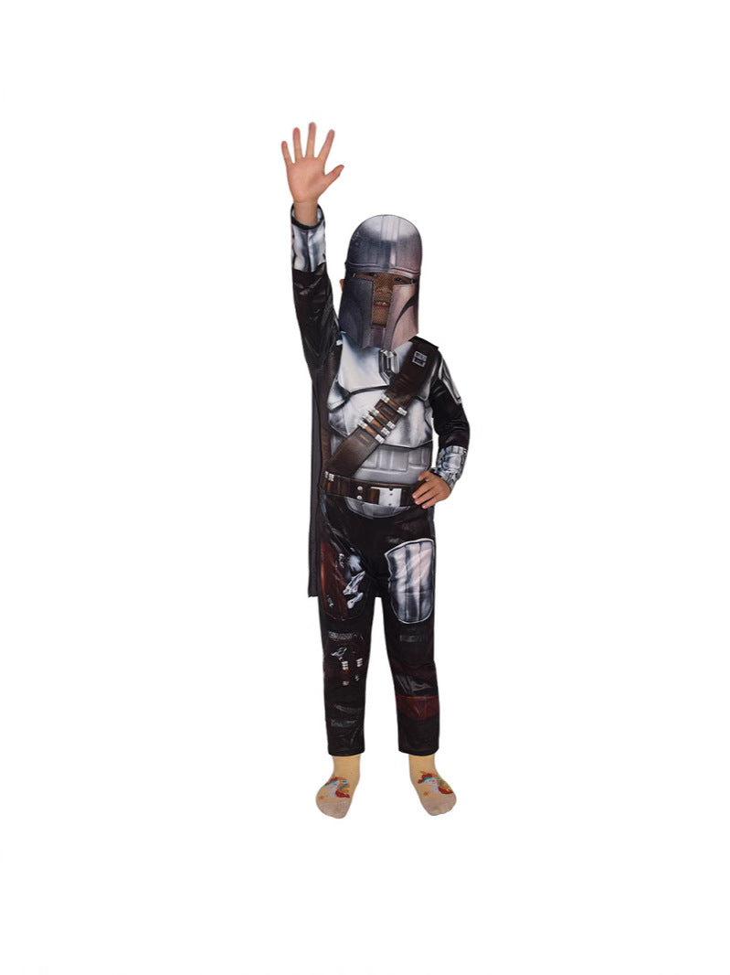 Halloween Kidsren's Cosplay Costumes Galaxy Bounty Hunter the Mandalorian Season 3 Costumes