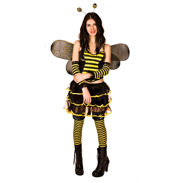 European and American Cross-Border Halloween Halloween Bee Ladybug Adult and Kidsren Cosplay Costumes Holiday Costumes