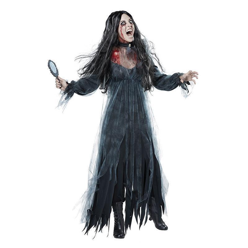 2024 Halloween Costumes Ghost Bride Witch Vampire Cosplay Performance Game Costumes Horror Performance Costumes