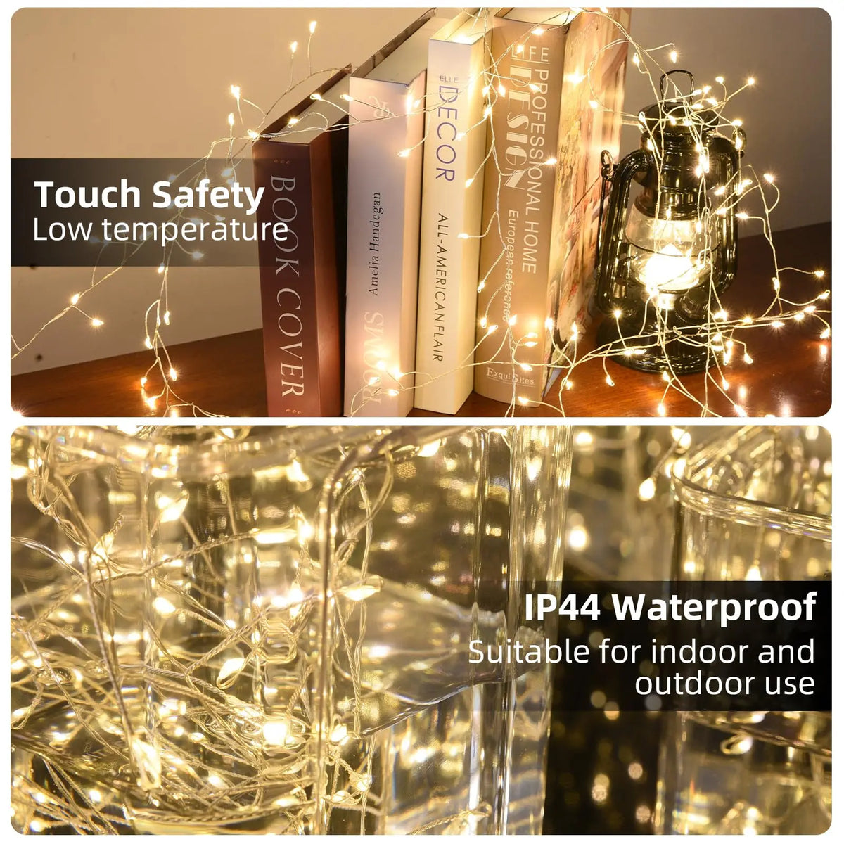 LED Firecracker String Lights Christmas Tree Lights Garland Fairy Light for Wedding Party Christmas Outdoor Decorations 2026