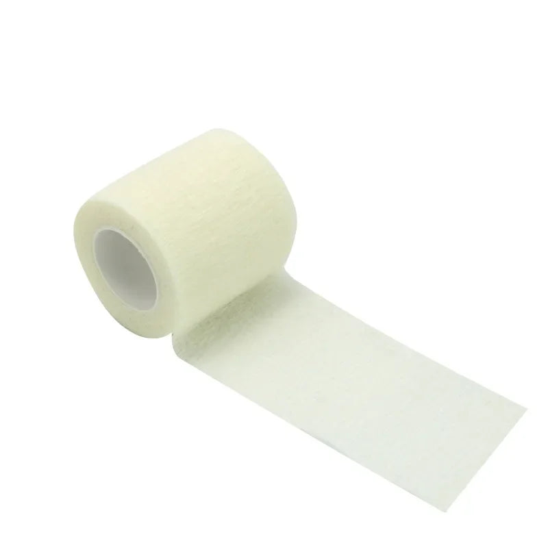 1Roll 2.5/5/10cm*4.8m Gauze motion Bandage Self-adhesive Breathable Elastic Bandages for Sports Fixing Finger Wrist Leg