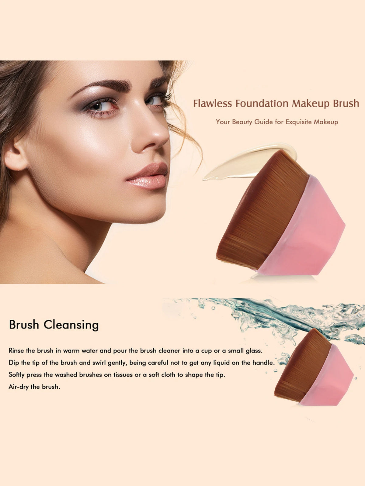 Makeup Brush Brushes for Body Foundation Makeup for Tan Makeup Brushes Cosmetic Pretty Tools Blush Powder Brushes
