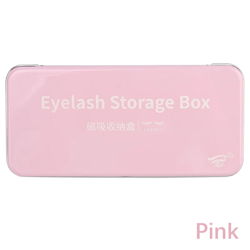 Magnetic False Eyelash Glue Cup Tweezers Holder Soft Anti Fall Board Pallet Specialized Eyelash Extension Tools Kit Box Plate DI