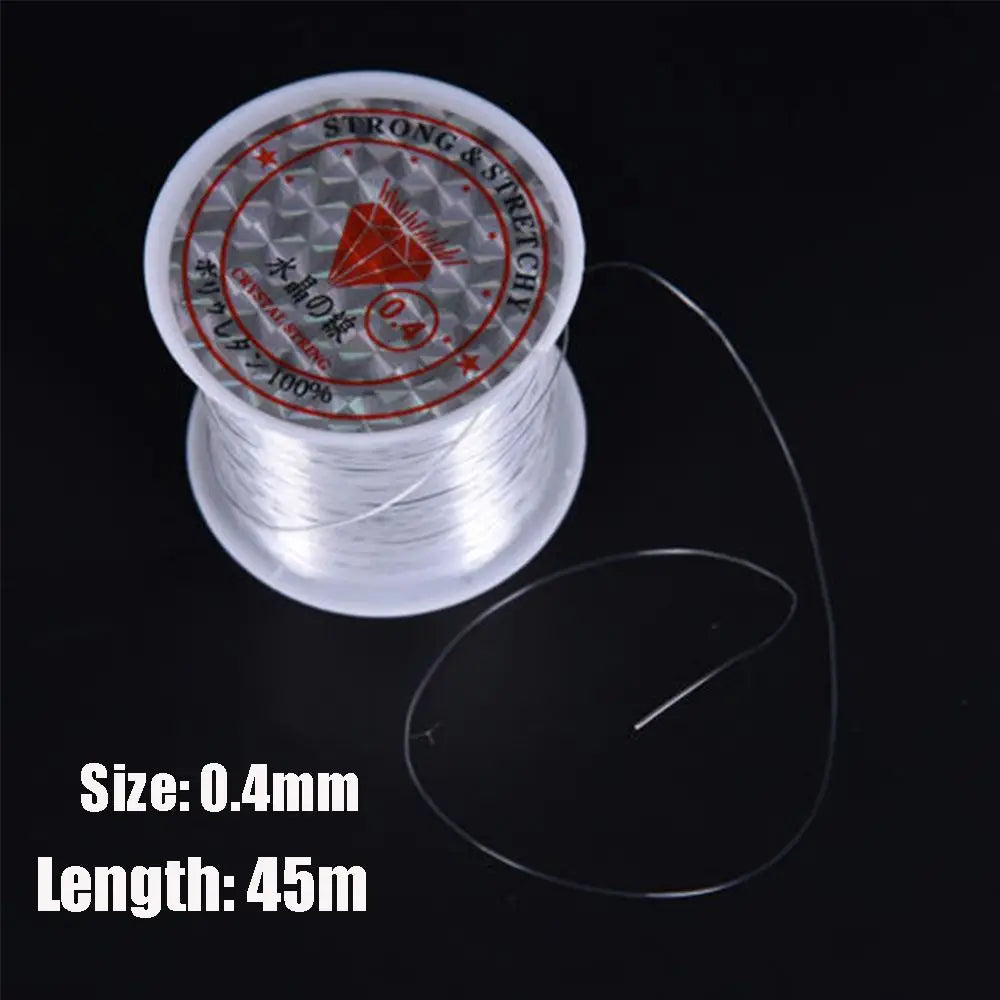 1 Roll Hot White Crystal Fishing Line Mixed 0.2 mm - 0.6 mm Thread Monofilament Strong Fish Wire Fishing Lines Nylon Braided