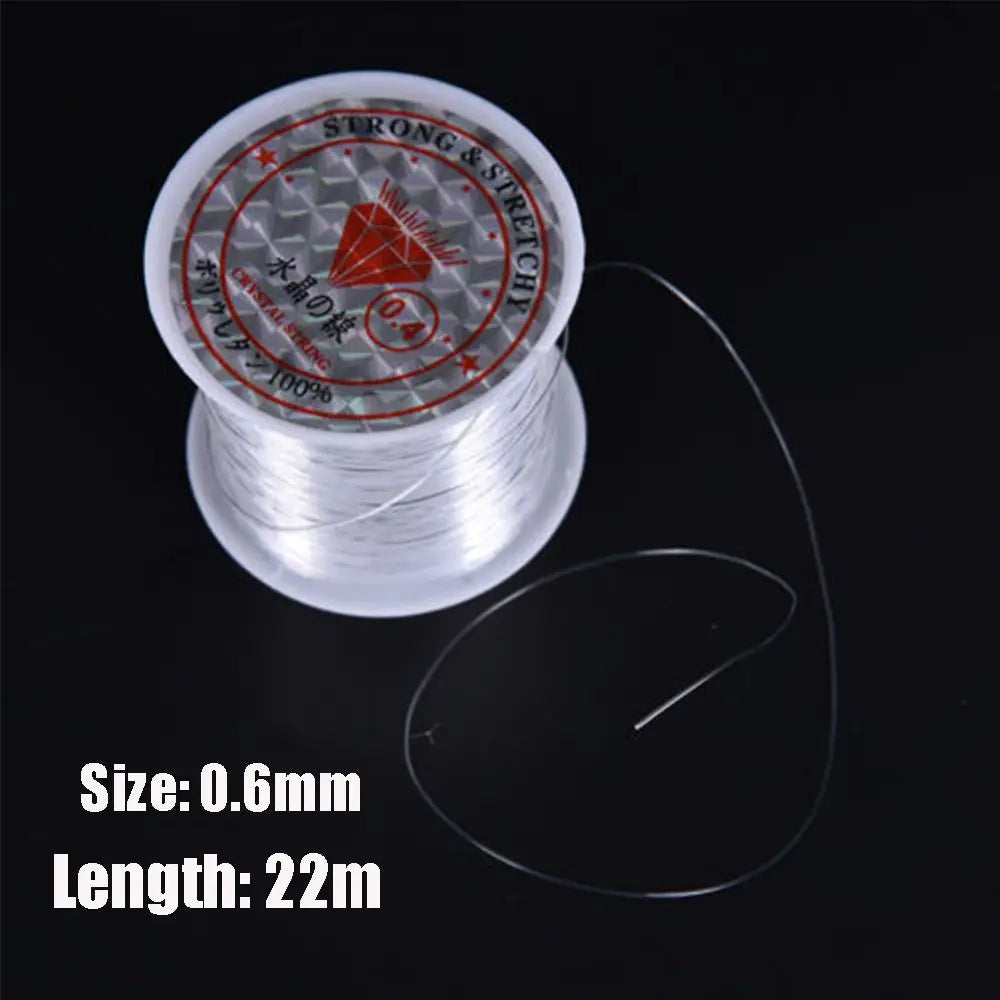 1 Roll Hot White Crystal Fishing Line Mixed 0.2 mm - 0.6 mm Thread Monofilament Strong Fish Wire Fishing Lines Nylon Braided