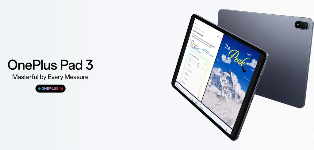 Global Version OnePlus Pad 3 13.2inches Tablet 144Hz Screen 12140mAh Snapdragon 8 Battery 13MP Rear Camera 8 Speakers 80W Charge