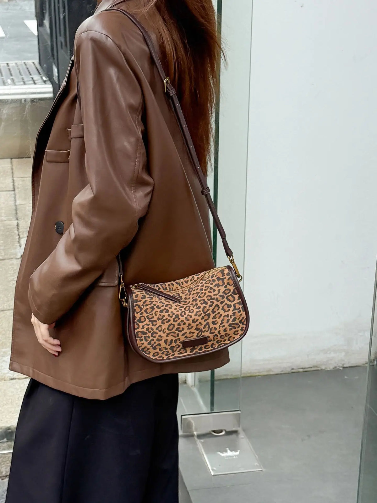 Genuine Matte Cowhide Women's Bag Autumn Winter, Elegant Soft Ladies Handle Bag, Fashion Versatile Shoulder Crossbody Handbag