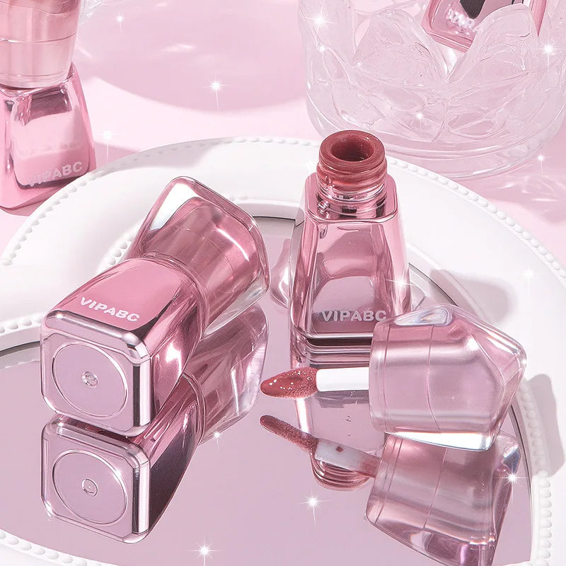 Water Light Crystal Gloss Lip Tint — Autumn/Winter Hydrating Formula, Mirror-Gloss Finish, Youthful Plumping Effect