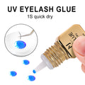 JOMAY 5ML UV Lash Glue For Eyelash Extension Adhesive Waterproof Long Lasting 1S Quick Drying Purple UV Lashes Glue Makeup