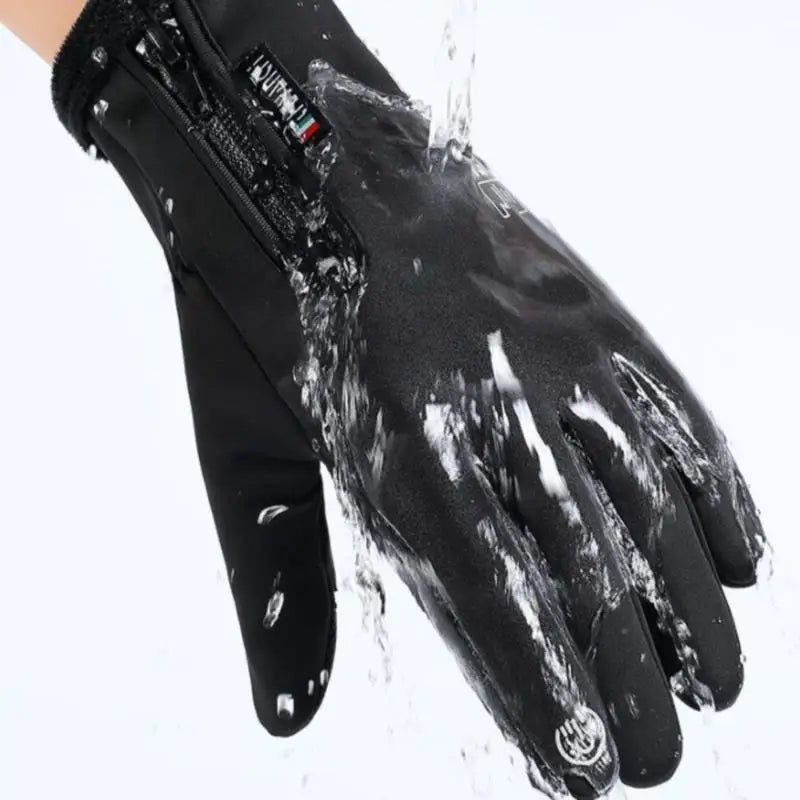 Winter Fishing Gloves 2 Finger Flip Waterproof Winter Gloves Windproof Photograph Men Women Warm Protection Fish Angling Gloves