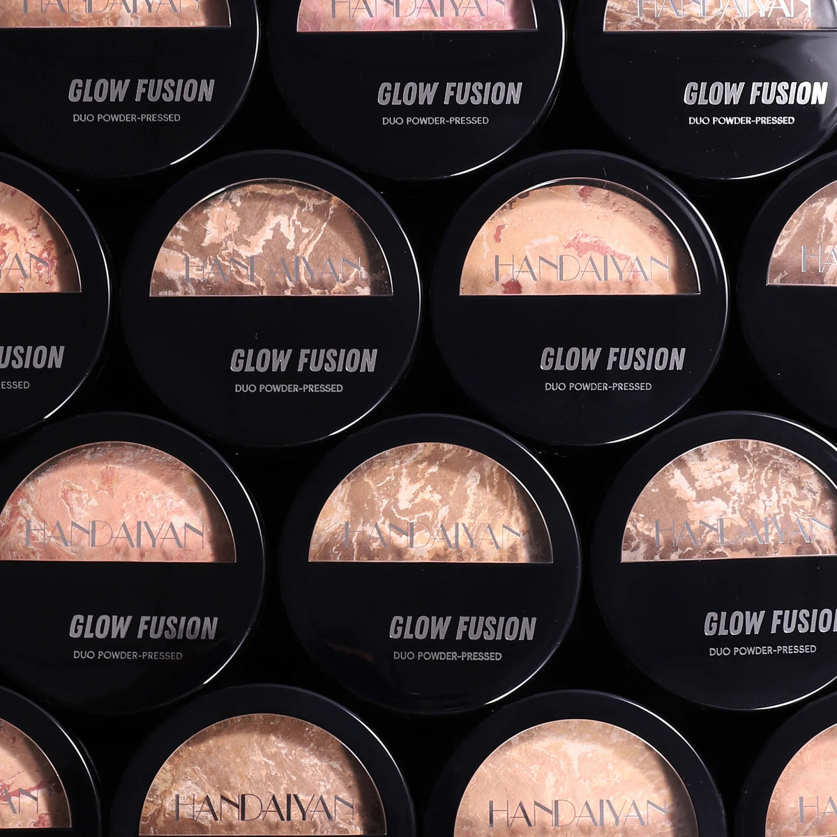 7 Colors Baked Duo Matte Finishing Powder Foundation Compact Waterproof Long Lasting Full Coverage Makeup Base Smooth Skin