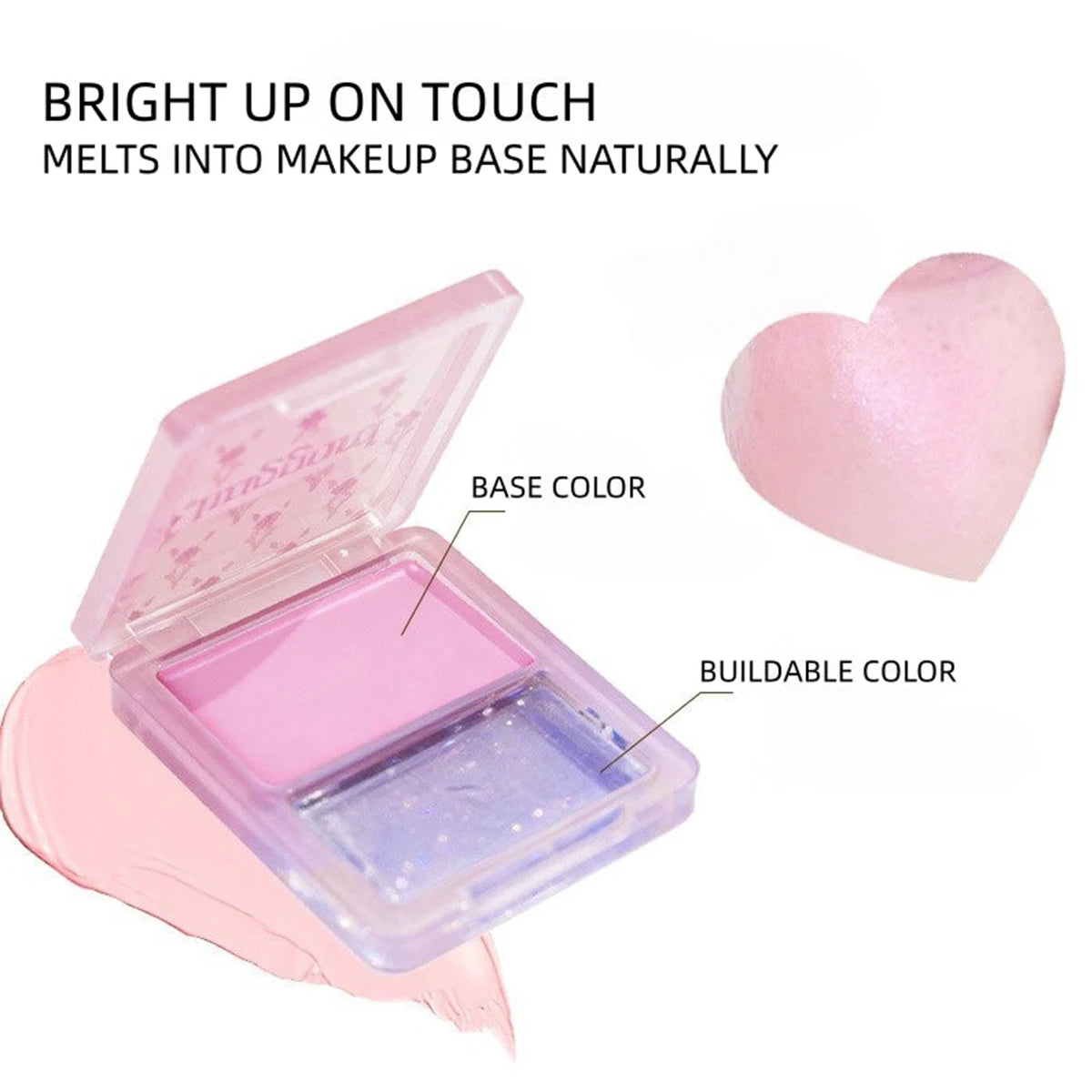 Haggard  Emo Monster Series 2-in-1 Cream Blush,Hydrating & Non-Greasy,Smooth & Blendable,Long-Lasting Pigmentation,Luxury Makeup