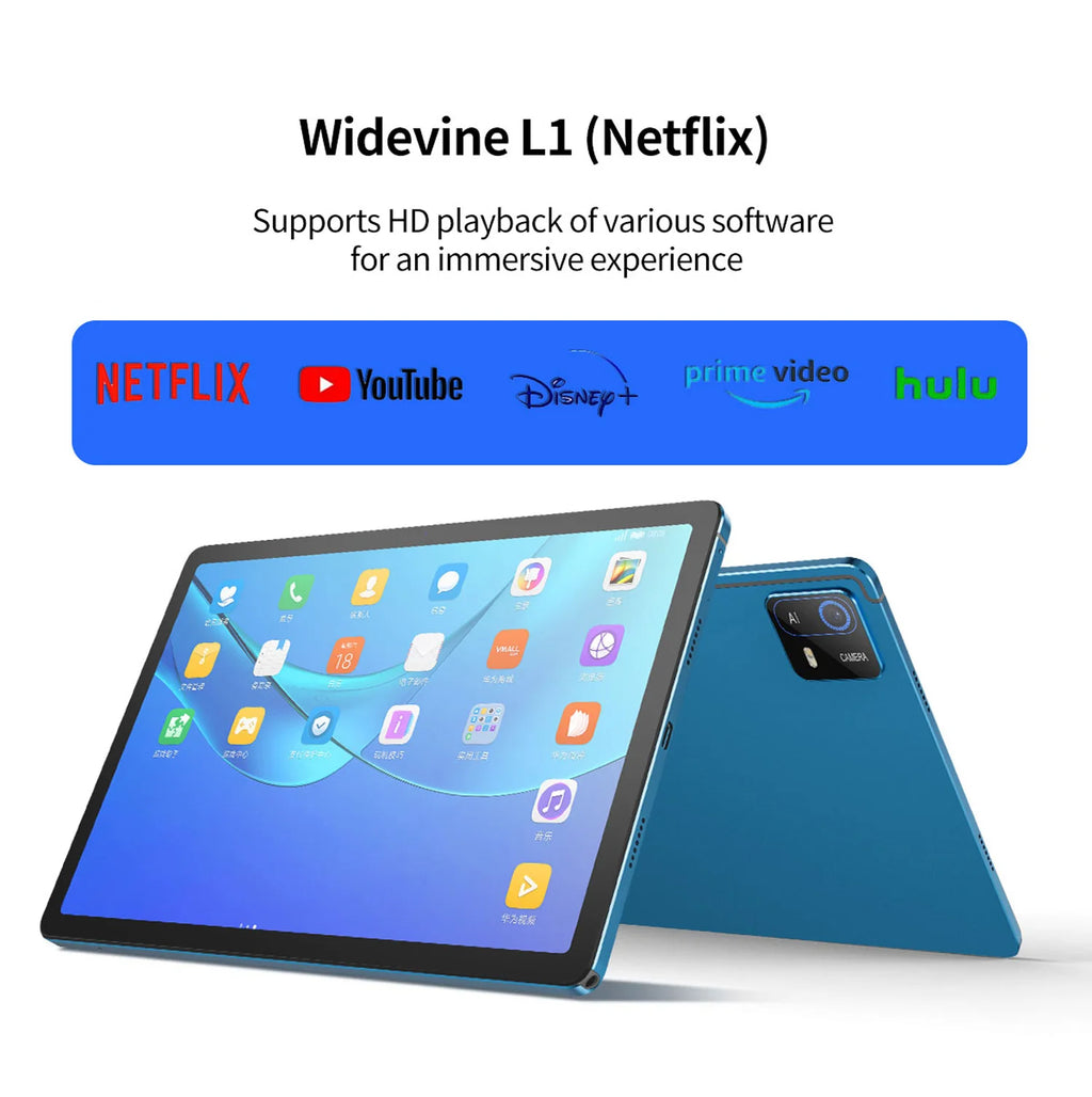 New Arrivals 10.95 Inch Android Tablets Octa Core Processor 8GB RAM 256GB ROM Android 13 Dual SIM Dual Cameras HD Screen 8000mAh