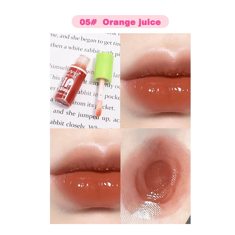 6pcs/set Lip Gloss - Mirror Moisturizing Autumn And Winter Pouting Lips - Long-lasting Lip Protection Oil Lip Beauty Care 2026