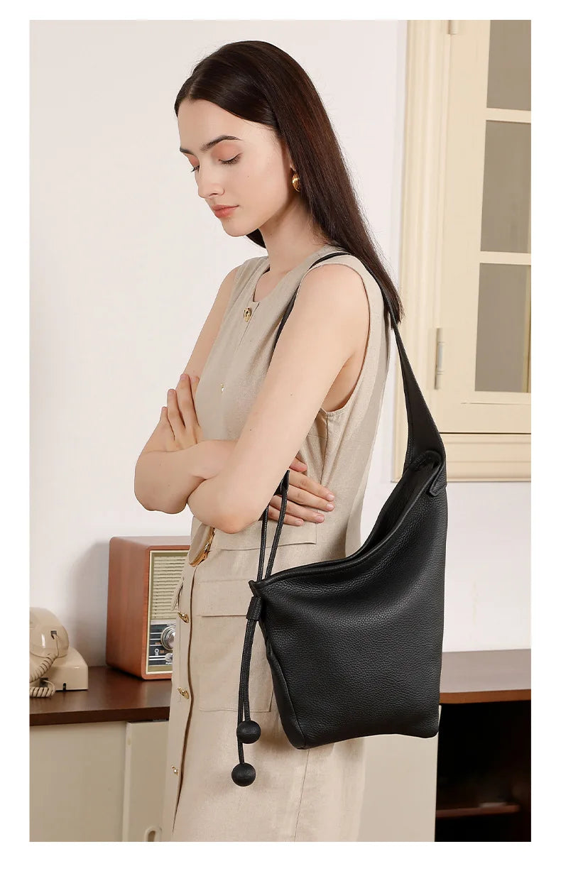 YANATARI Genuine Leather Bag Handbags Shoulder Bag Tote Bags for Women Shopping Bag Luxury Bag Autumn/Winter Collection 2026