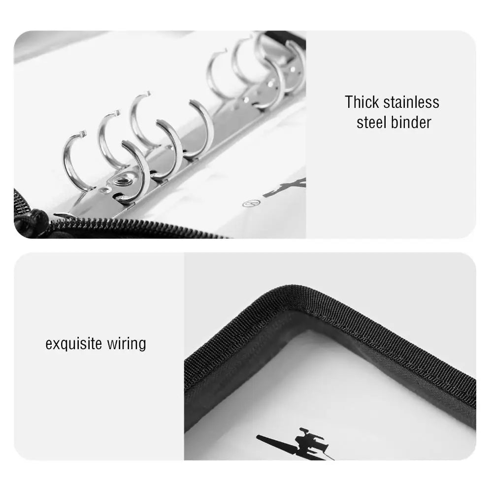 Waterproof PVC Fishing Lure Bag Transparent Fake Bait Storage Case Partitioned Tackle Organizer Pouch For Fishing Accessories